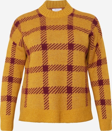 SHEEGO Sweter w kolorze żółty: przód