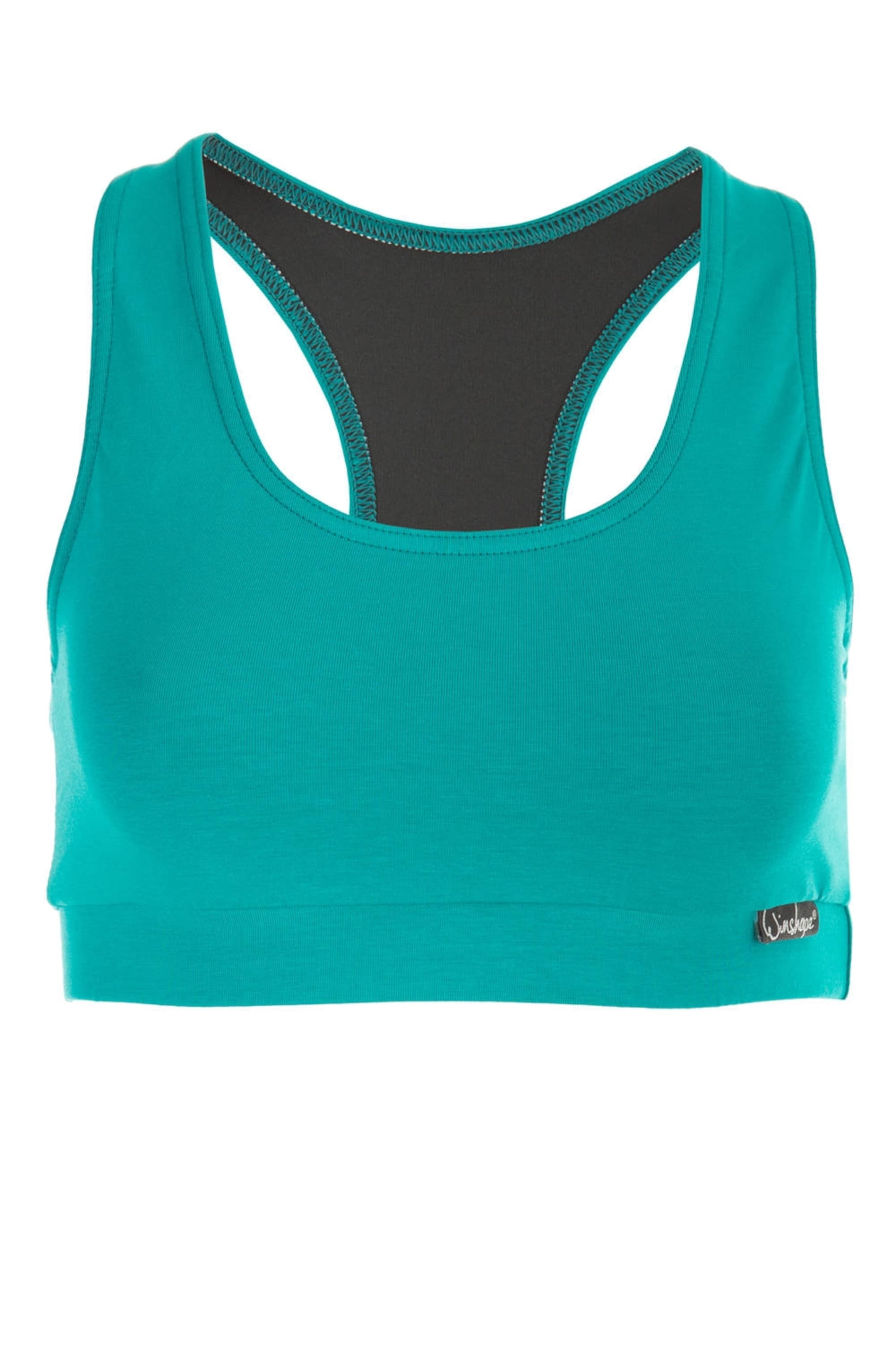 Winshape Sports bra ' WVR1' in Green: front