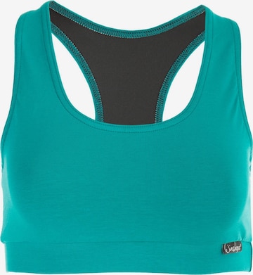 Winshape Bustier Sport-BH ' WVR1' in Grün: predná strana