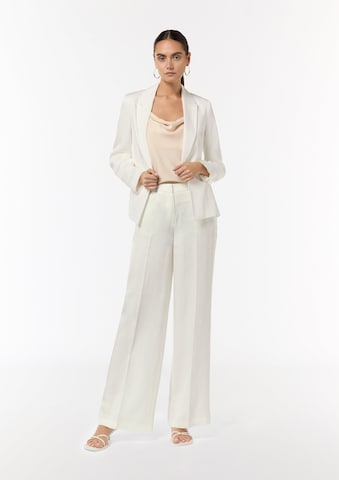 Wide Leg Pantalon COMMA en blanc