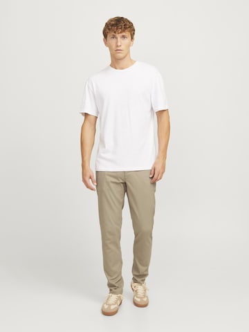 JACK & JONES - Slimfit Pantalón chino 'MARCO DAVE' en beige