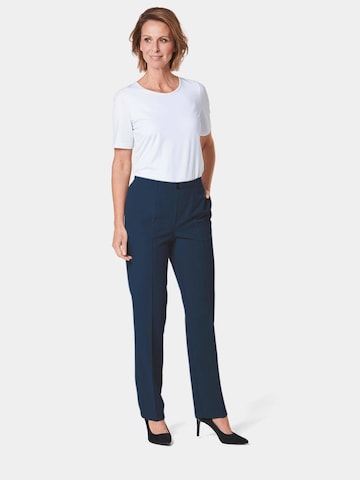 Goldner Regular Pantalon 'Martha' in Blauw