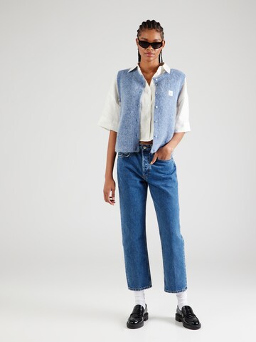 AMERICAN VINTAGE Strickjacke 'EAST' in Blau