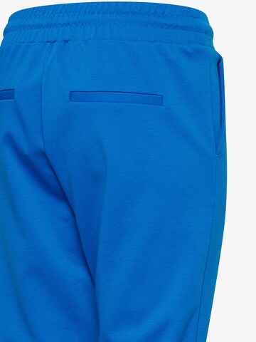 Coupe slim Pantalon 'KATE' ICHI en bleu