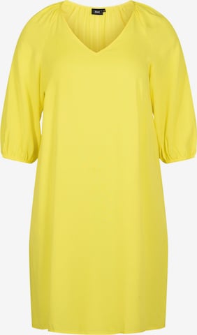 Zizzi Dress 'XWINONA' in Yellow: front