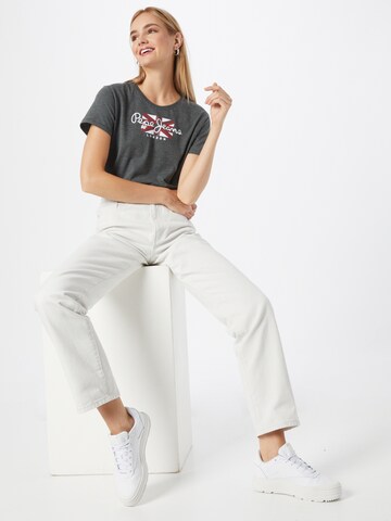 pilka Pepe Jeans Marškinėliai 'ZAIDAS'