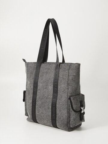 KARL LAGERFELD JEANS Nakupovalna torba | črna barva: zadnja stran