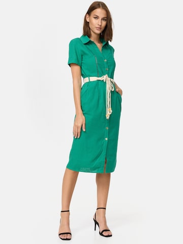 Robe-chemise Orsay en vert