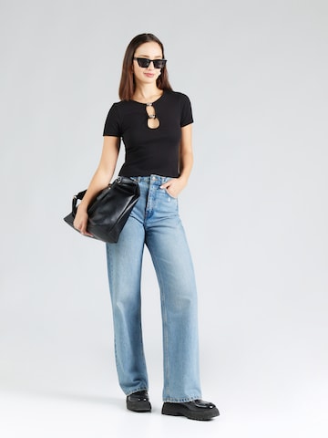 HUGO Póló 'Diheart_B' - fekete