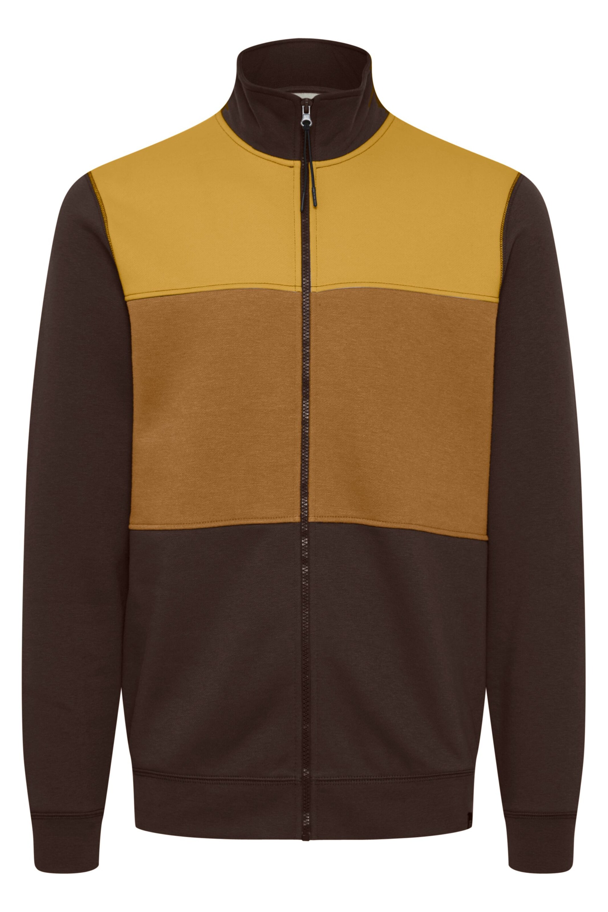 Giacca di felpa di BLEND in marrone: frontale