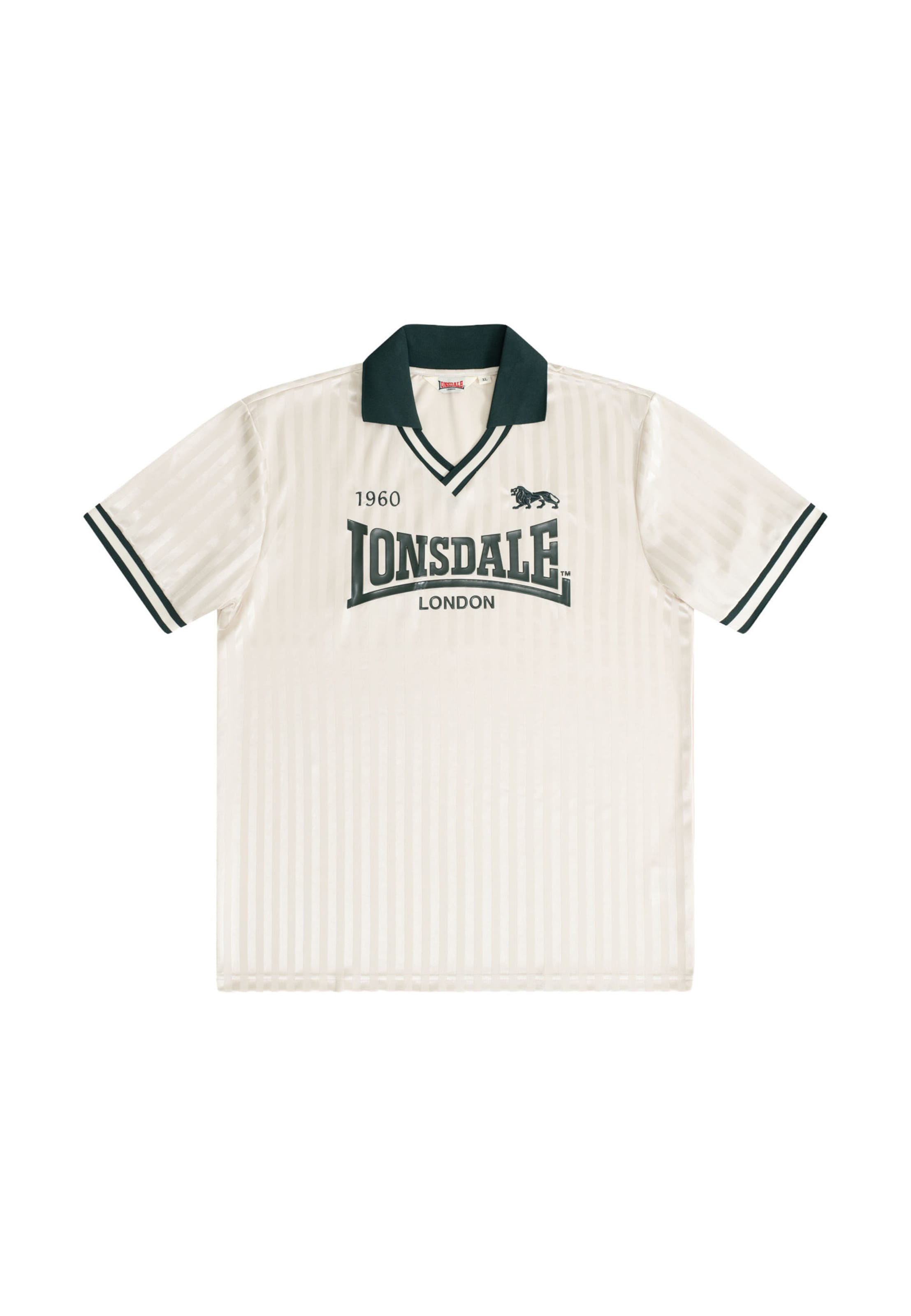 LONSDALE - Camisa 'Footdee' em bege: frente