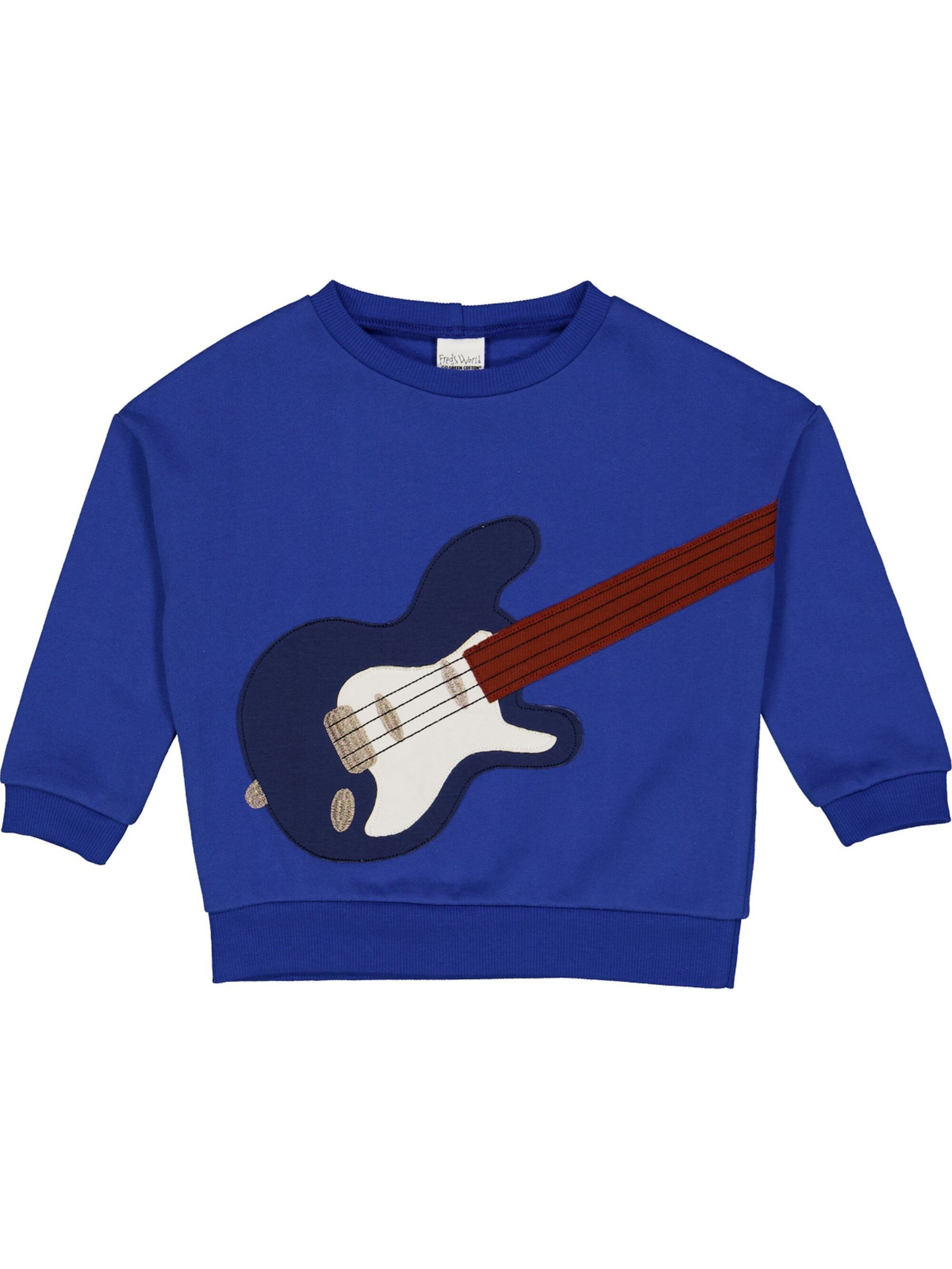 Fred's World by GREEN COTTON - Sweatshirt em azul: frente