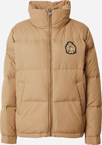 Lauren Ralph Lauren Winterjas in Beige: voorkant