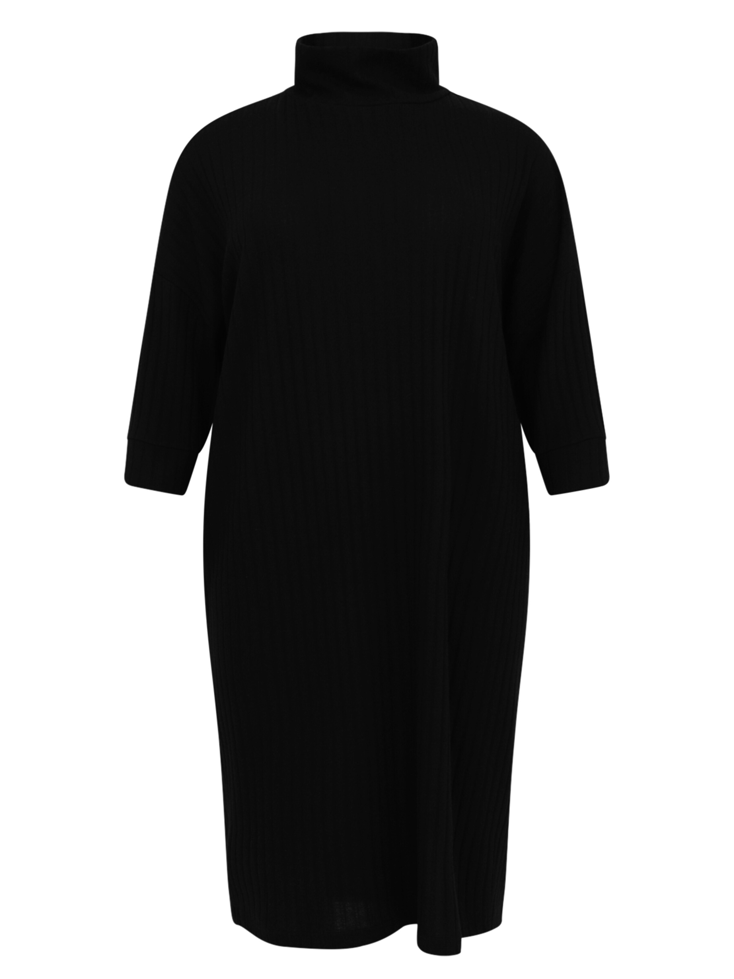 YOEK Jurk in Zwart: voorkant