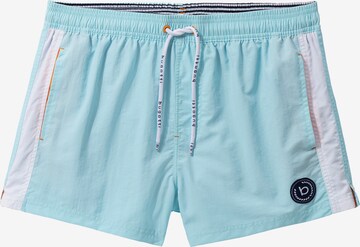 Shorts de bain bugatti en bleu : devant