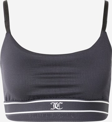 Bustieră Sutien sport de la Juicy Couture Sport pe negru: față