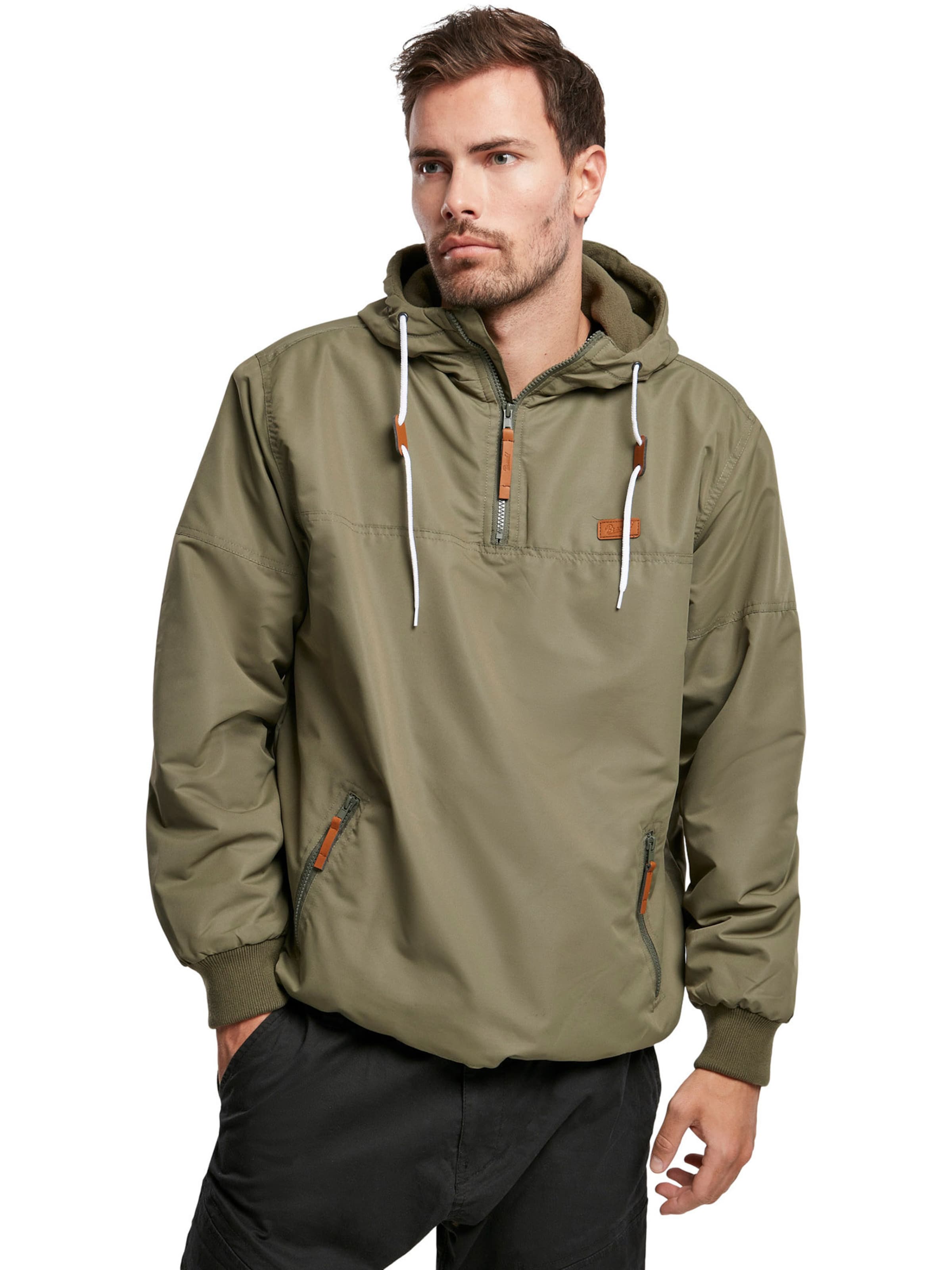 Brandit Prehodna jakna | zelena barva: sprednja stran