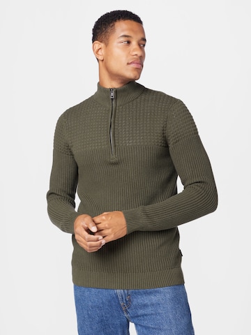 BLEND Sweater in Green: front