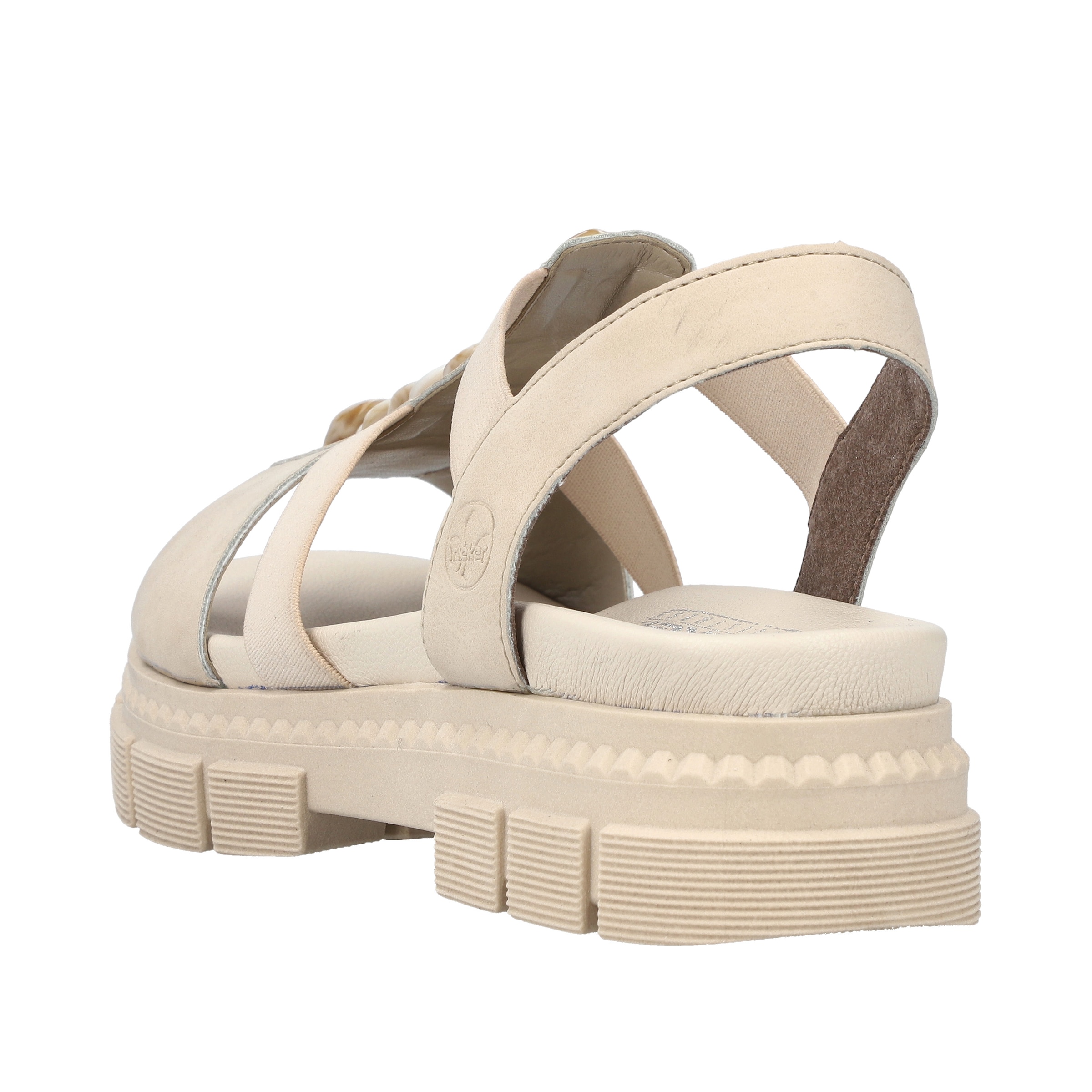 Sandales à lanières Rieker en beige