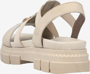 Rieker Strap Sandals in Beige