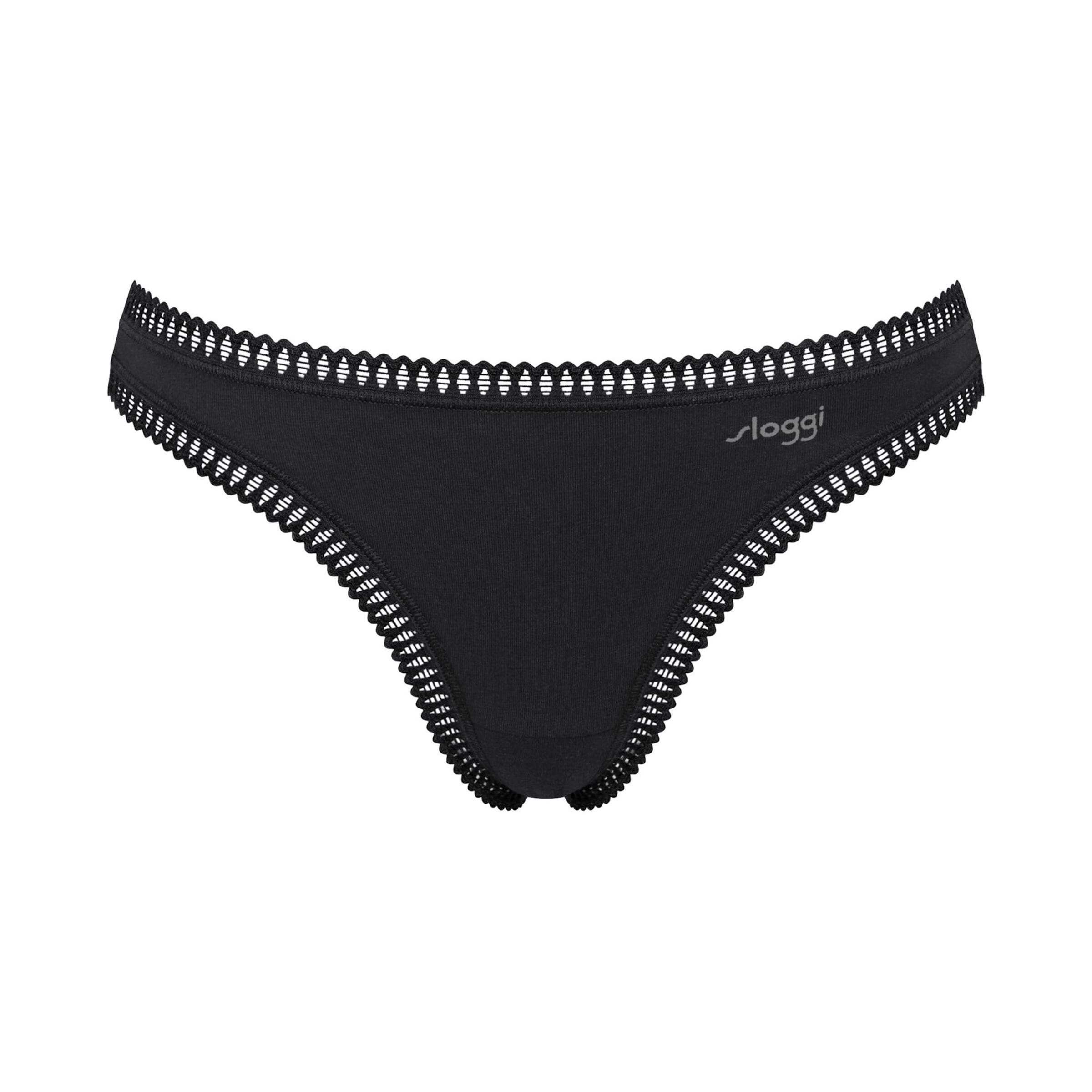 SLOGGI String in Schwarz