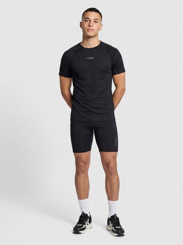 Skinny Pantalon de sport Hummel en noir
