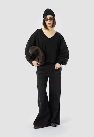 Wide leg Jeans 'Kalea' di Elias Rumelis in nero