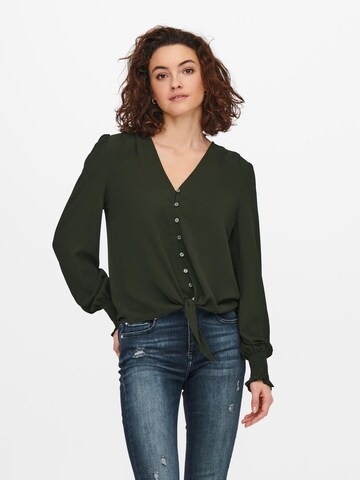 Camicia da donna 'Elisabeth' di ONLY in verde: frontale