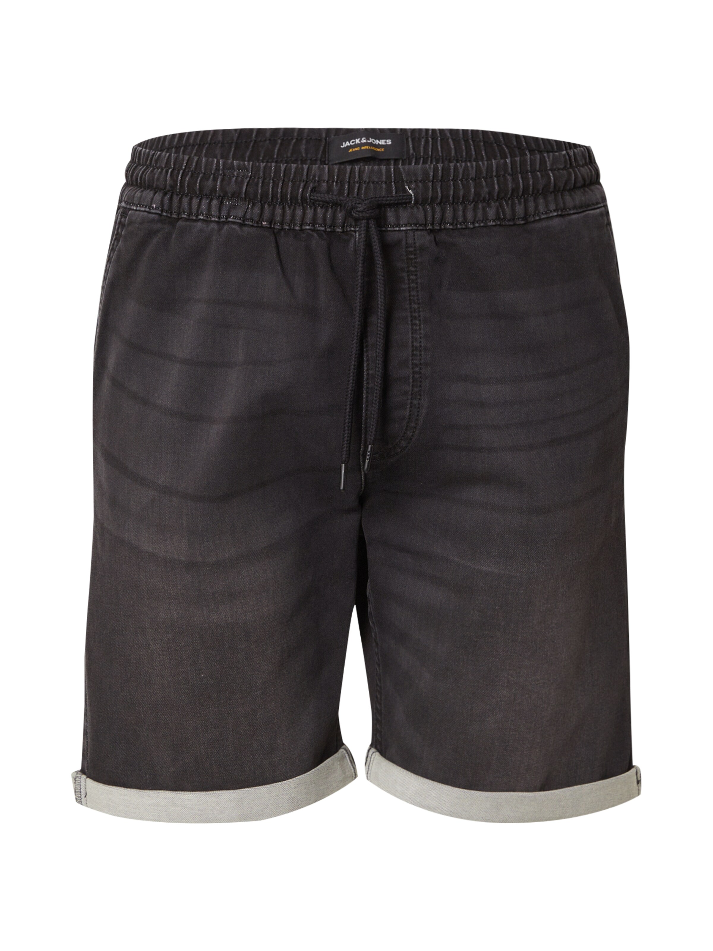 JACK & JONES Regular Jeans 'JJIRICK JJLANE' in Zwart: voorkant