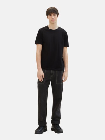 T-Shirt TOM TAILOR DENIM en noir