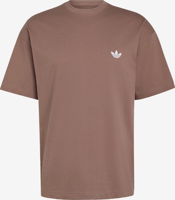 ADIDAS ORIGINALS - Camiseta 'Trefoil Essentials Spacer' en marrón: frente