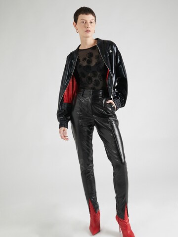 River Island Slimfit Hose in Schwarz