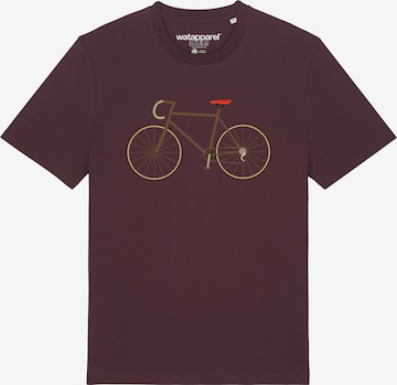 Maglietta ' Fahrrad ' di Watapparel in rosso: frontale