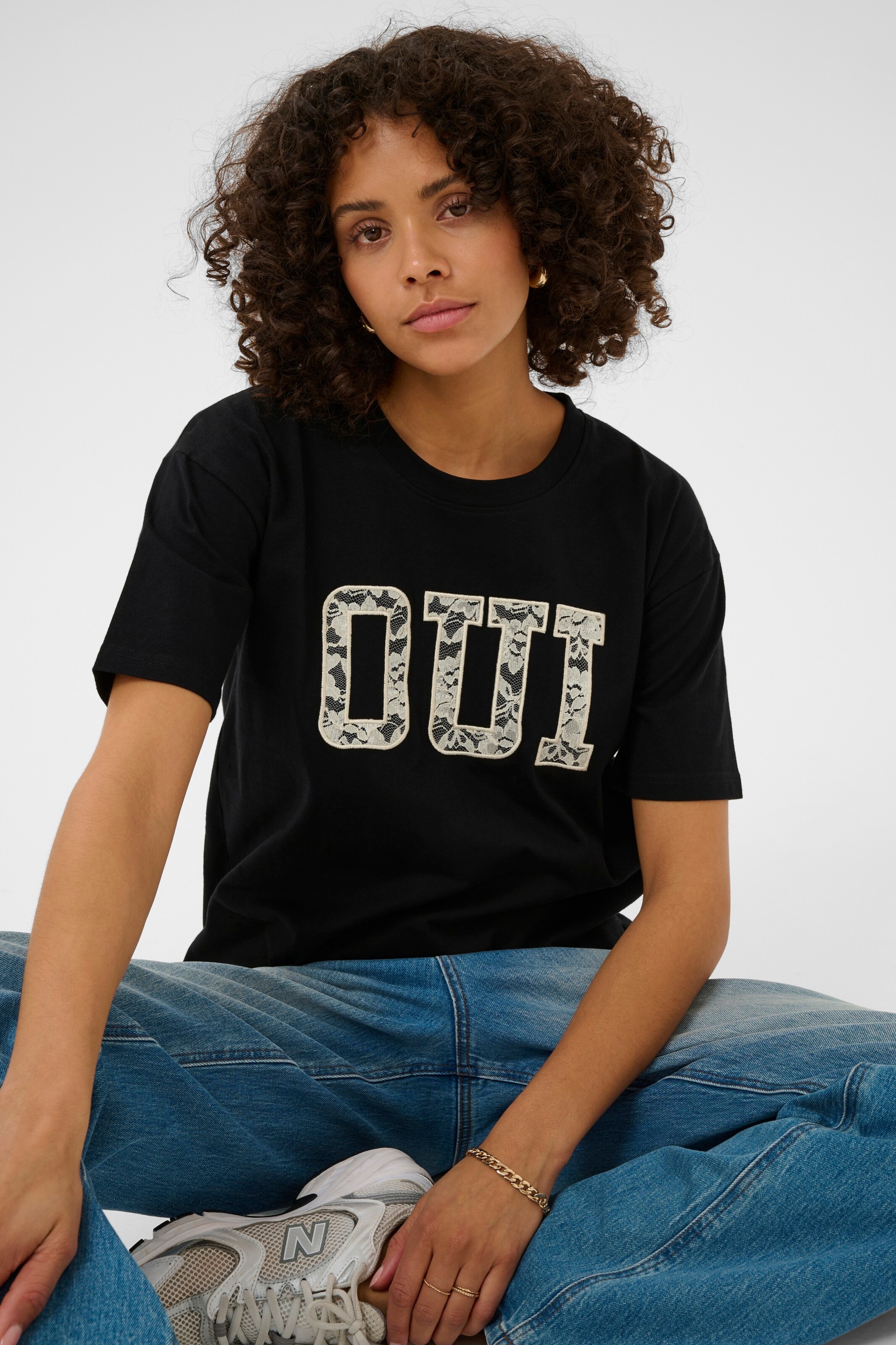 Kaffe Shirt 'Rosie' in Black