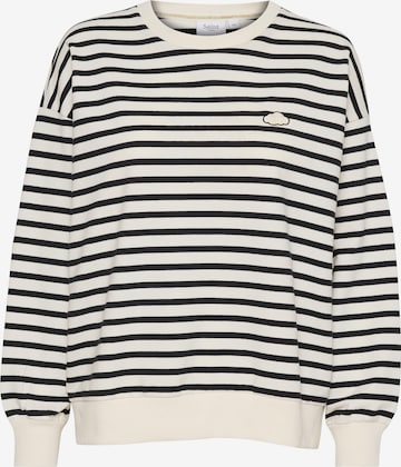 SAINT TROPEZ Sweatshirt in White: front