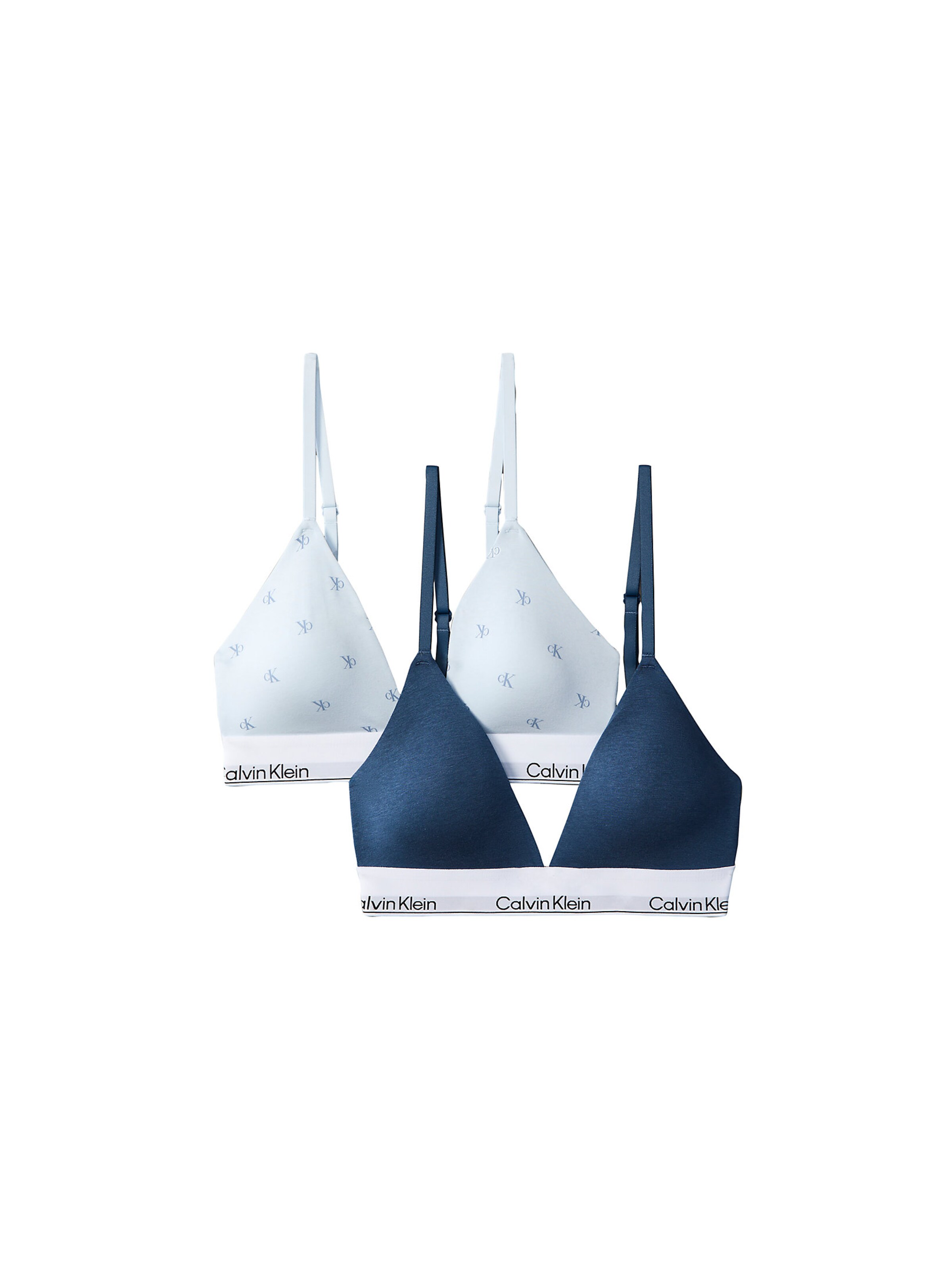 Calvin Klein Triangel BH in Mischfarben: Vorderseite