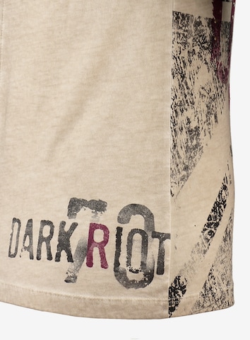 Key Largo T-Shirt 'Riot' in Beige