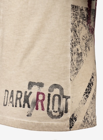 Key Largo T-shirt 'Riot' i beige