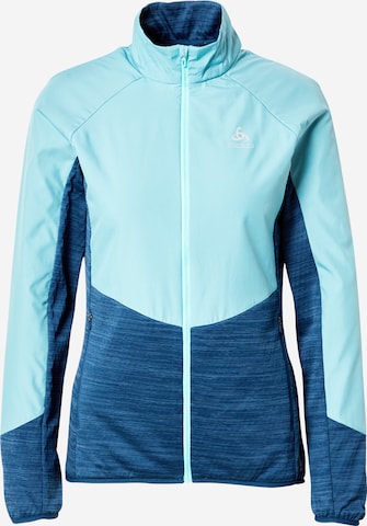 Veste de sport ODLO en bleu : devant