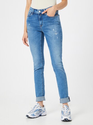 REPLAY Skinny Jeans 'LUZIEN' in Blauw: voorkant