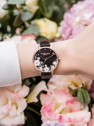 Victoria Hyde Uhr 'Green Park' in Schwarz: Vorderseite