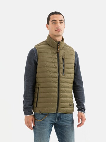 CAMEL ACTIVE Steppweste aus recyceltem Polyester in Braun: Vorderseite