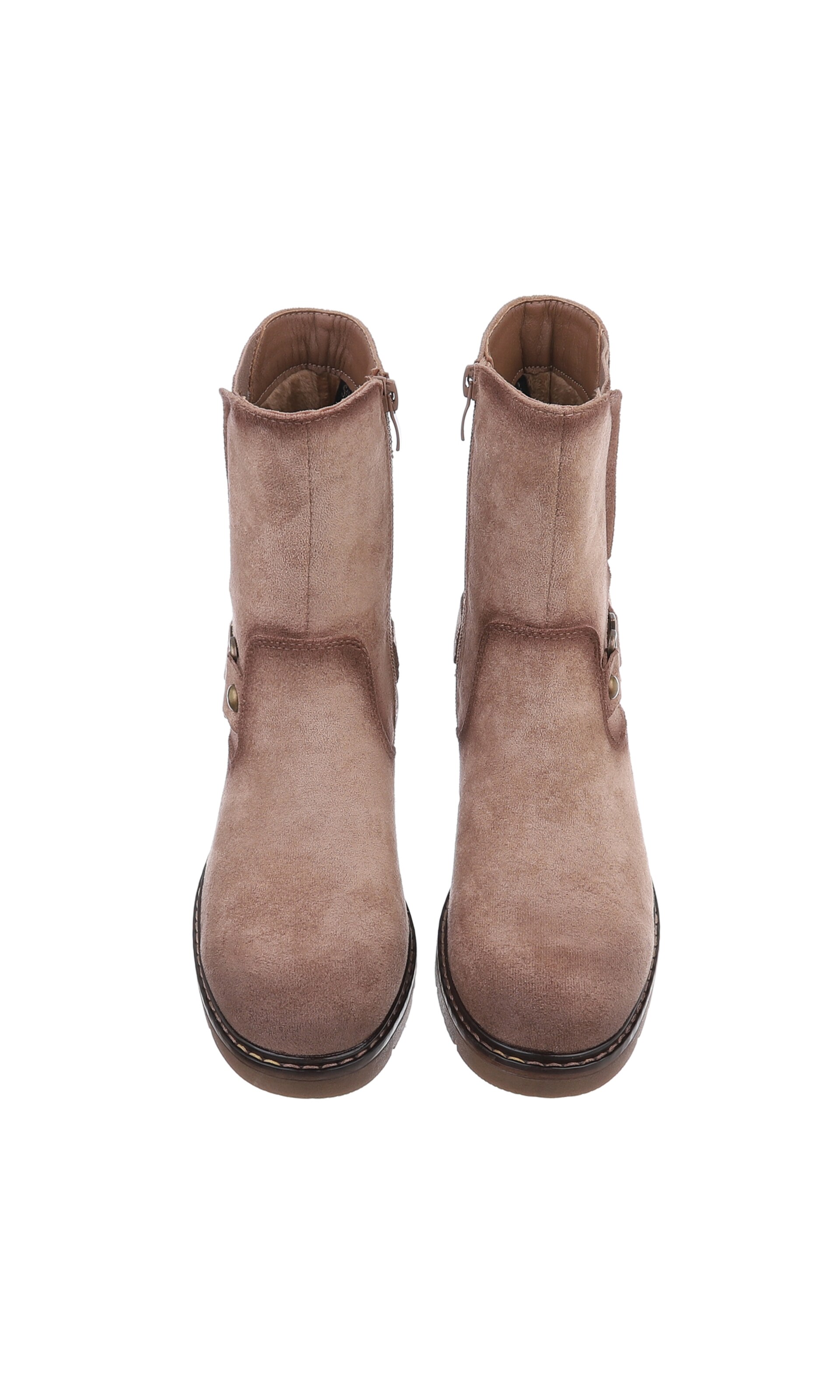 Ital-Design Stiefelette in Braun