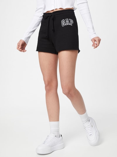 Pantaloni GAP pe negru / alb, Vizualizare model