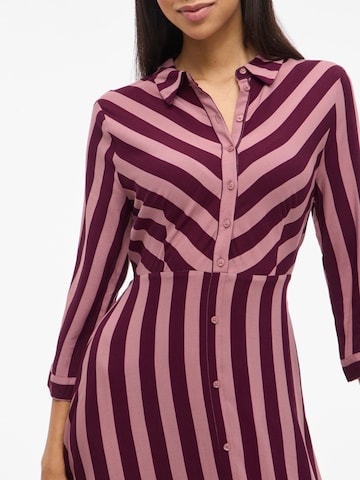 VILA - Vestido camisero 'VIAya Paya' en rojo