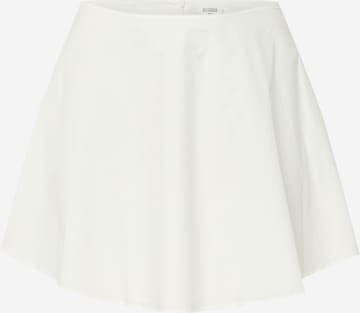 Missguided Plus Skirt in White: front