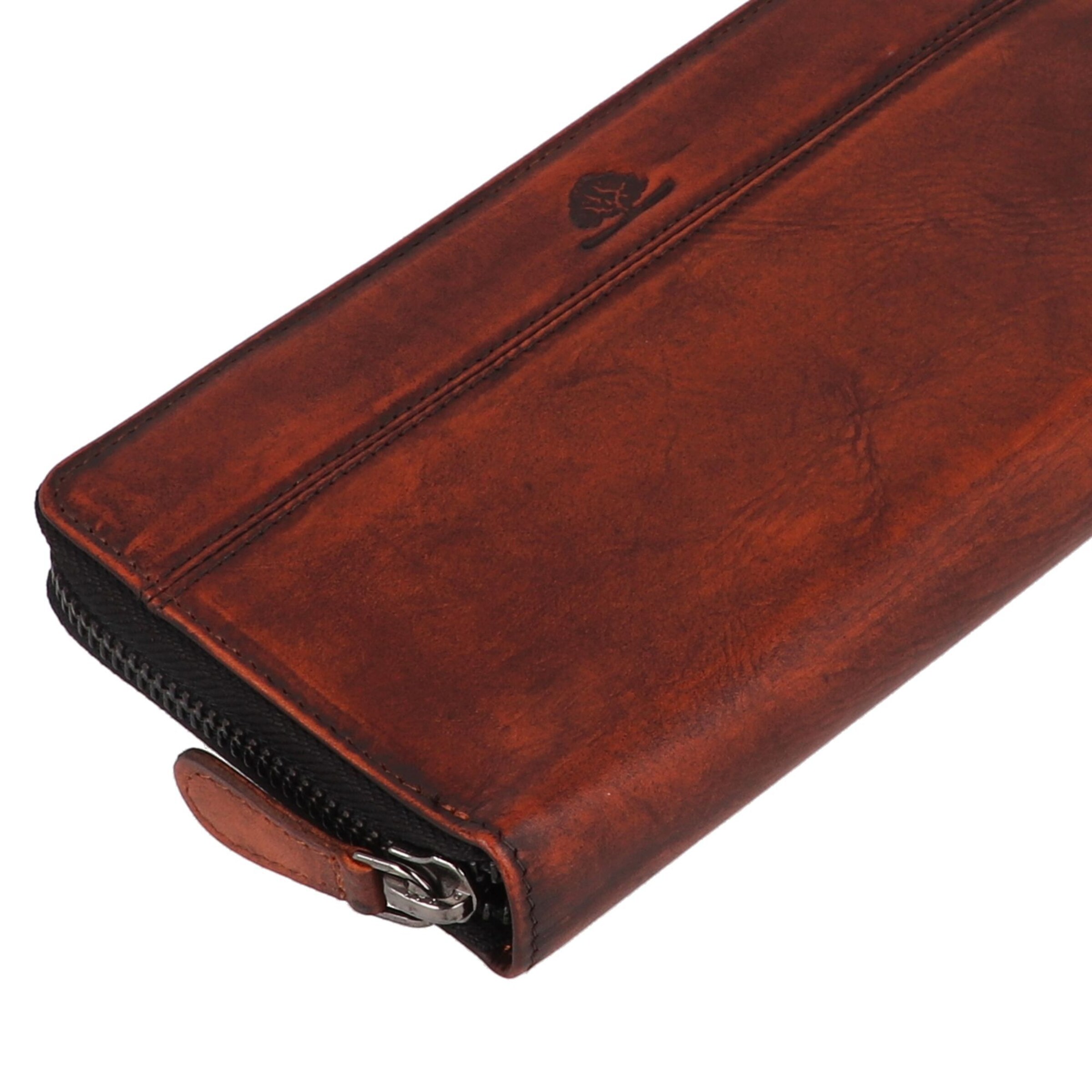 GREENBURRY Wallet 'Destressed' in Brown