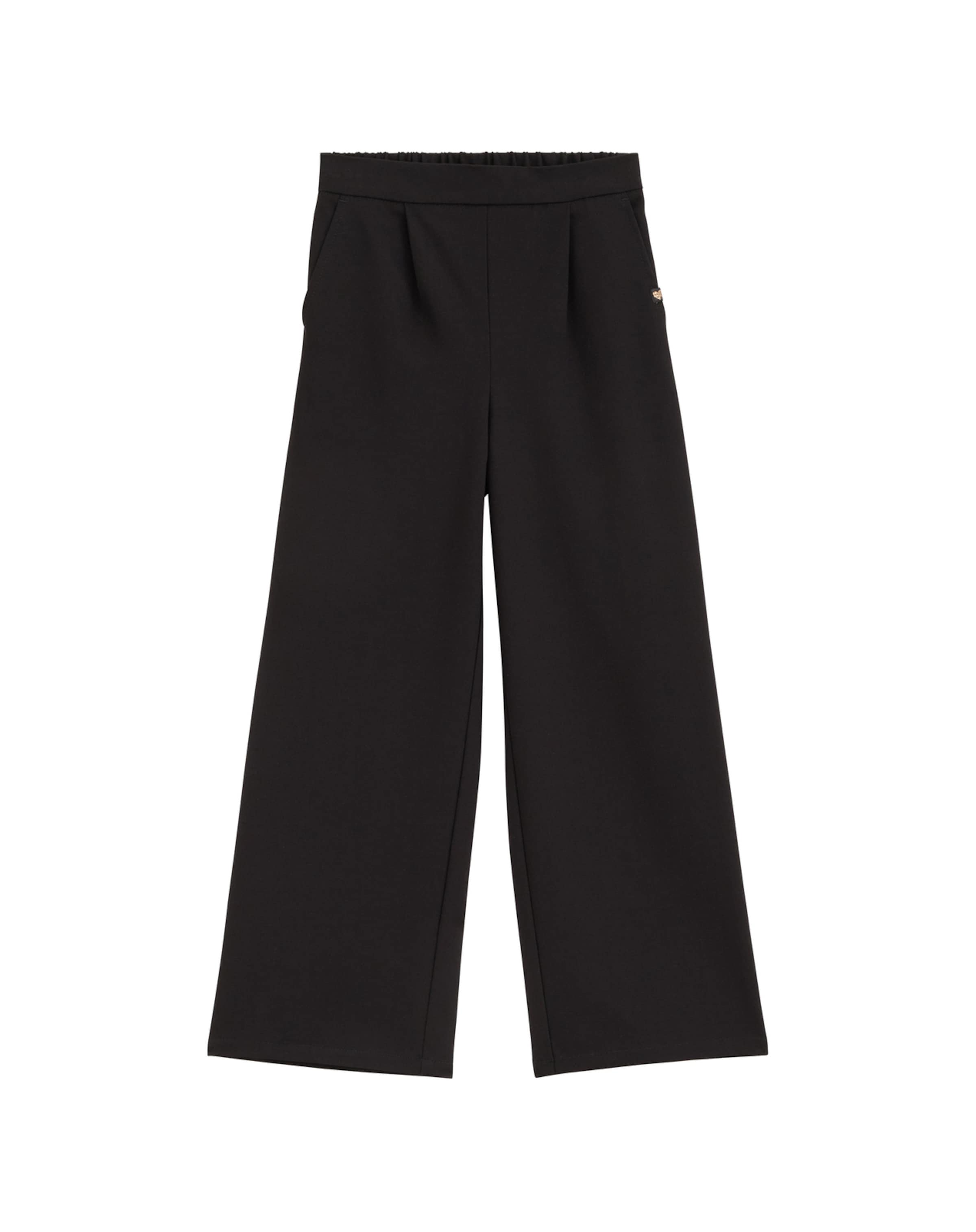 WE Fashion Regular Broek 'Meisjes' in Zwart: voorkant