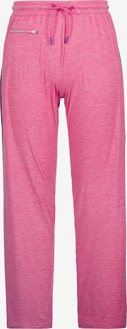 Ulla Popken Loosefit Broek in Roze: voorkant