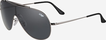 Ray-Ban Solbriller 'WINGS' i sølv: forside